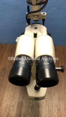 CSO SL990 Type 5x Slit Lamp with 2 x Eyepieces (Unable to Power Test Due to No Power Supply) *S/N 03070131* - 2