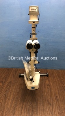 CSO SL990-Type 5X Slit Lamp with 2 x Eyepieces (Unable to Power Test Due to No Power Supply) *S/N 04120307*