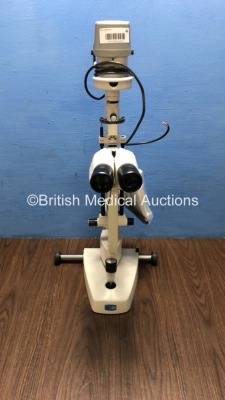 CSO SL990-Type 5X Slit Lamp with 2 x Eyepieces (Unable to Power Test Due to No Power Supply) *S/N 05030104*