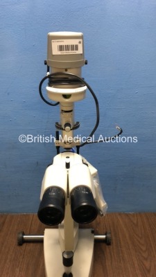 CSO SL990-Type 5X Slit Lamp with 2 x Eyepieces (Unable to Power Test Due to No Power Supply) *S/N 05030104* - 4