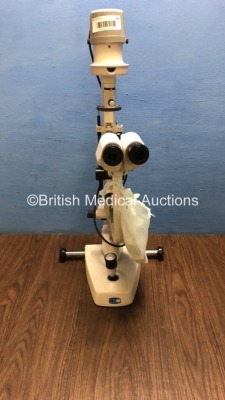 CSO SL990-Type 5X Slit Lamp with 2 x Eyepieces (Unable to Power Test Due to No Power Supply) *S/N 0206166*