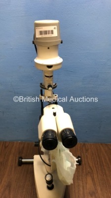 CSO SL990-Type 5X Slit Lamp with 2 x Eyepieces (Unable to Power Test Due to No Power Supply) *S/N 0206166* - 2