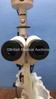 CSO SL990-Type 5X Slit Lamp with 2 x Eyepieces (Unable to Power Test Due to No Power Supply) *S/N 0206166* - 3
