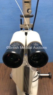 CSO SL990-Type 5X Slit Lamp with 2 x Eyepieces (Unable to Power Test Due to No Power Supply) *S/N 03070134* - 2