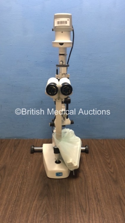 CSO SL990-Type 5X Slit Lamp with 2 x Eyepieces (Unable to Power Test Due to No Power Supply) *S/N 07070271*