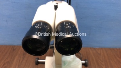 CSO SL990-Type 5X Slit Lamp with 2 x Eyepieces (Unable to Power Test Due to No Power Supply) *S/N 07070271* - 2