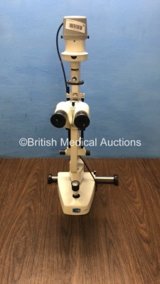 CSO SL990-Type 5X Slit Lamp with 2 x Eyepieces (Unable to Power Test Due to No Power Supply) *S/N 0207341*