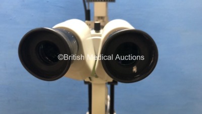 CSO SL990-Type 5X Slit Lamp with 2 x Eyepieces (Unable to Power Test Due to No Power Supply) *S/N 0207341* - 2