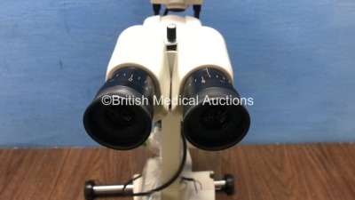 CSO SL990/5 Slit Lamp with 2 x Eyepieces (Unable to Power Test Due to No Power Supply) *S/N 98120058* - 2