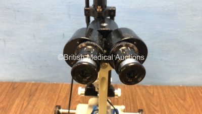 TopCon SL-3E Slit Lamp with 2 x Eyepieces (Unable to Power Test Due to No Power Supply) *S/N 633851* - 3