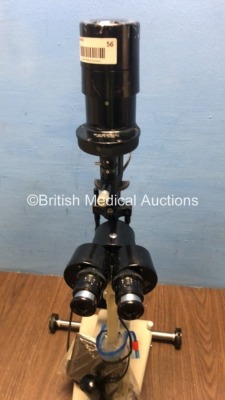 TopCon SL-3E Slit Lamp with 2 x Eyepieces (Unable to Power Test Due to No Power Supply) *S/N 633851* - 4