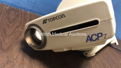 TopCon ACP-7EM Auto Chart Projector with Controller (Powers Up) *S/N 841839* - 2