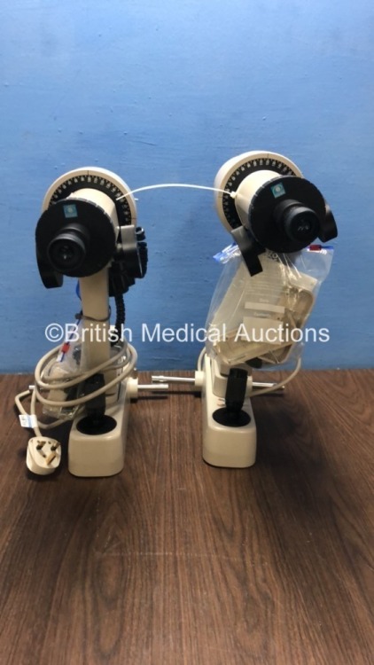 2 x Nidek KM-450 Keratometers (Unable to Power Test Due to No Power Supply) *S/N 20878 / 20961* **Mfd 2005**