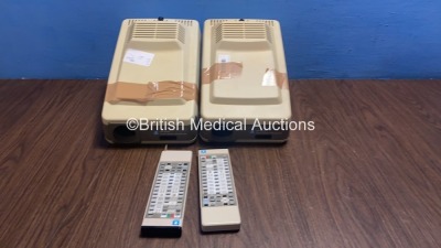 2 x Nidek CP-670 Auto Chart Projectors with Controllers (Both Power Up) *S/N 270780 / 271202* **Mfd 2002 / 2000*