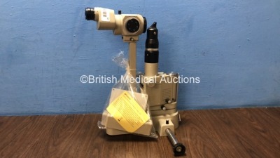 CSO SL950/5 Slit Lamp with 2 x Eyepieces (Unable to Power Test Due to No Power Supply) *S/N NA*