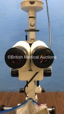 CSO SL990 Zoom Slit Lamp with 2 x Eyepieces (Unable to Power Test Due to No Power Supply) *S/N 9906160* - 2