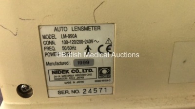 Nidek LM-990A Auto Lensmeter *S/N 24571* **Mfd 1999** (Powers Up) - 4