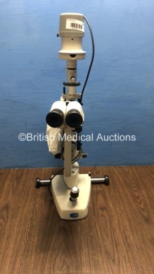 CSO SL990 Type 5X Slit Lamp with 2 x Eyepieces (Unable to Power Test Due to No Power Supply) *S/N 0206168*