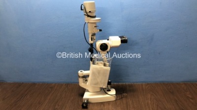 CSO SL990/5 Slit Lamp with 2 x Eyepieces (Unable to Power Test Due to No Power Supply) *S/N 98110119*