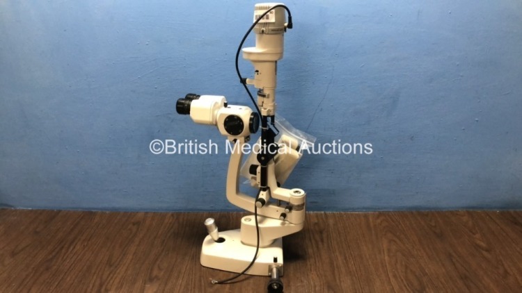 CSO SL990-Type 5X Slit Lamp with 2 x Eyepieces (Unable to Power Test Due to No Power Supply) *S/N 07030376*