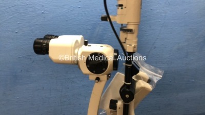 CSO SL990-Type 5X Slit Lamp with 2 x Eyepieces (Unable to Power Test Due to No Power Supply) *S/N 07030376* - 2