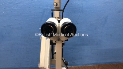 CSO SL990-Type 5X Slit Lamp with 2 x Eyepieces (Unable to Power Test Due to No Power Supply) *S/N 07030376* - 4