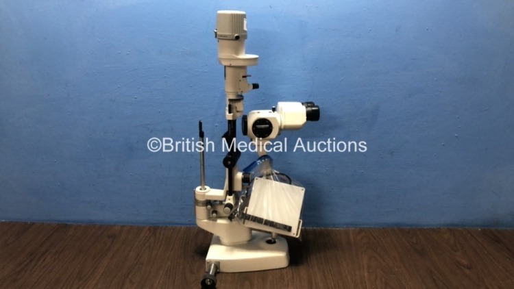 CSO SL990 Type 5X Slit Lamp with 2 x Eyepieces (Unable to Power Test Due to No Power Supply) *S/N 03070126*