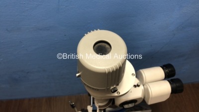 CSO SL990 Type 5X Slit Lamp with 2 x Eyepieces (Unable to Power Test Due to No Power Supply) *S/N 03070126* - 3