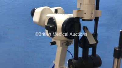 CSO SL990 Type 5X Slit Lamp with 2 x Eyepieces (Unable to Power Test Due to No Power Supply) *S/N 03070126* - 4