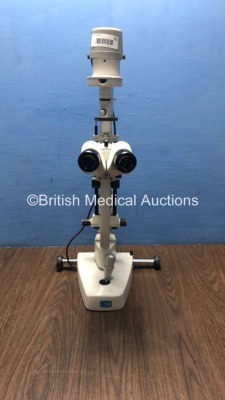 CSO SL990 Type 5X Slit Lamp with 2 x Eyepieces (Unable to Power Test Due to No Power Supply) *S/N 06050102*