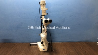 CSO SL990 Type 5X Slit Lamp with 2 x Eyepieces (Unable to Power Test Due to No Power Supply) *S/N 02120267*