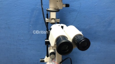 CSO SL990 Type 5X Slit Lamp with 2 x Eyepieces (Unable to Power Test Due to No Power Supply) *S/N 02120267* - 2