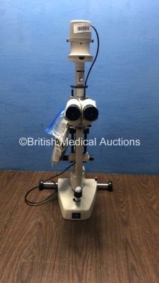 CSO SL990/5 Slit Lamp with 2 x Eyepieces (Unable to Power Test Due to No Power Supply) *S/N 9909057*