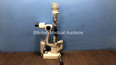 CSO SL990/5 Slit Lamp with 2 x Eyepieces (Unable to Power Test Due to No Power Supply) *S/N 9909053*