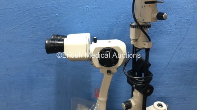 CSO SL990/5 Slit Lamp with 2 x Eyepieces (Unable to Power Test Due to No Power Supply) *S/N 9909053* - 2