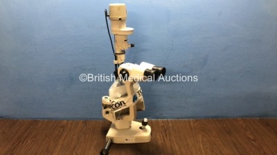 CSO SL990/5 Slit Lamp with 2 x Eyepieces (Unable to Power Test Due to No Power Supply) *S/N 9909054*