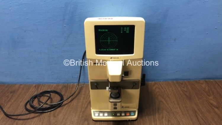 TopCon CL-2000 Auto Lensmeter (Powers Up) *S/N 431982*