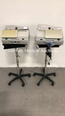 2 x Vitalograph Spirometers on Stands (Both Damaged - See Pictures) - 4