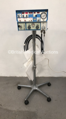 SLE 2000 Infant Ventilator on Stand *Running Hours 29616 (Powers Up) *S/N 50112*