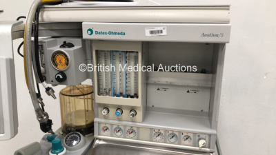 Datex-Ohmeda Aestiva/5 Anaesthesia Machine with Datex-Ohmeda Aestiva/5 SmartVent Software Version 4.5, Bellows, Absorber and Hoses (Powers Up) - 3