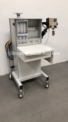 Datex-Ohmeda Aestiva/5 Induction Anaesthesia Machine with InterMed Penlon Nuffield Anaesthesia Ventilator Series 200 and Hoses (Powers Up - Missing Wheel) - 3