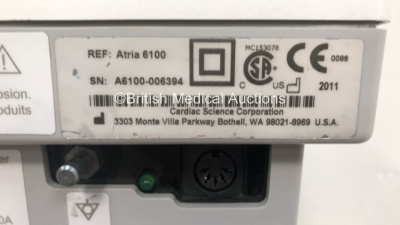 Burdick Atria 6100 ECG Machine on Stand (Unable to Power Test Due to No Power Supply) *S/N A6100-006394* - 3