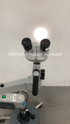 Carl Zeiss 150-FC Colposcope on Stand with 2 x 12,5x Eyepieces and f250 Lens (Powers Up with Good Bulb) *S/N FS0182547* - 2