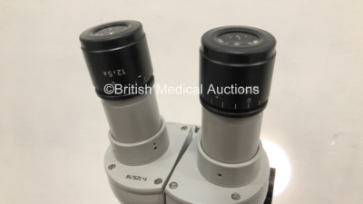 Carl Zeiss 150-FC Colposcope on Stand with 2 x 12,5x Eyepieces and f250 Lens (Powers Up with Good Bulb) *S/N FS0182547* - 3
