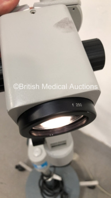 Carl Zeiss 150-FC Colposcope on Stand with 2 x 12,5x Eyepieces and f250 Lens (Powers Up with Good Bulb) *S/N FS0182547* - 5