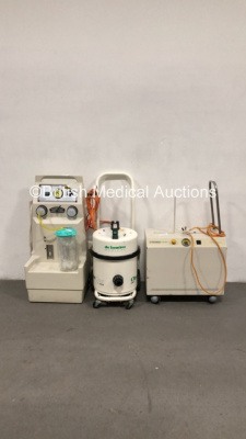 1 x deSoutter Clean Cast System, 1 x OxyLitre High Mobile Suction Unit and 1 x Eschmann VP 45 Suction Unit (All Power Up) *S/N 1661606 / V4AD/7B-1090*