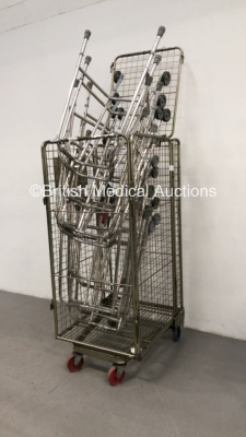 Cage of 13 Zimmer Frames (Cage Not Included)