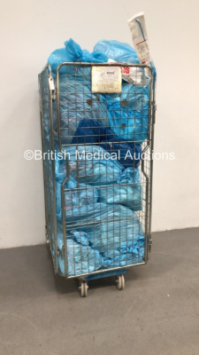 Cage of Mixed Consumables Including Nasoclear Nasopharyngeal Airways, Cook Medical Frova Intubating Catheters and Intersurgical Cirrus Nebulizer Paediatric Mask Kits (Cage Not Included)