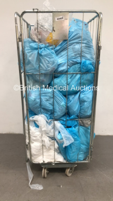 Cage of Mixed Consumables Including Laerdal Thomas Tube Holders, Intersurgical i-gel Supraglottic Airways and Intersurgical Paediatric High Concentration Oxygen Masks with Tubes (Cage Not Included)
