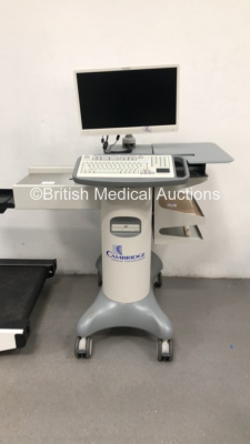 Cambridge Heart Stress Test Machine with Full Version Trackmaster Treadmill Model No TMX-428 220 (Powers Up - HDD REMOVED) *S/N FVDC0952* - 2